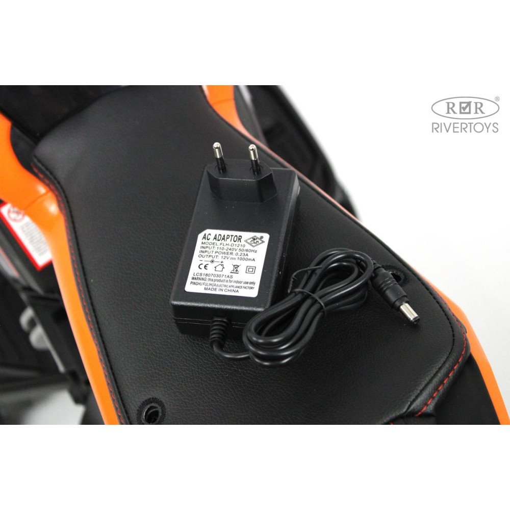 Детский электромотоцикл X111XX оранжевый