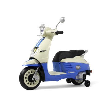 Детский скутер Vespa Z222ZZ голубой