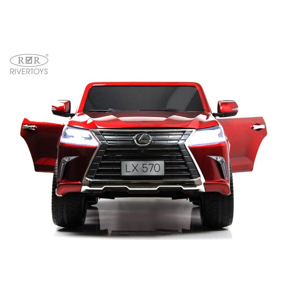 Детский электромобиль Lexus LX570 (Y555YY) красный глянец