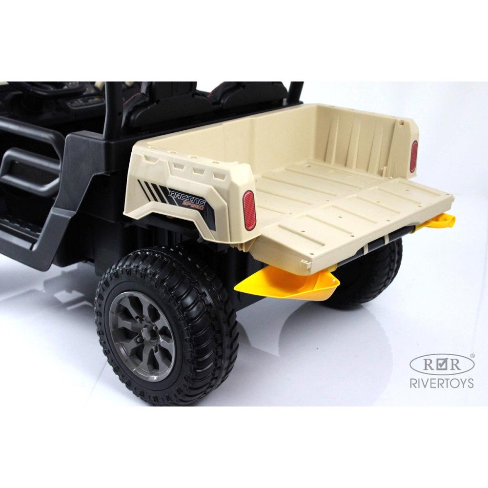 Детский электромобиль H005HH кремовый