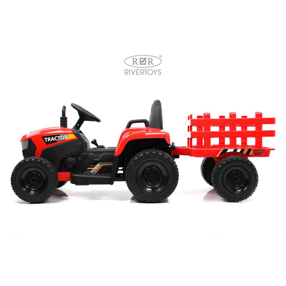 Детский электромобиль трактор H888HH красный