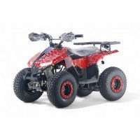 Квадроцикл LEON 49CC красный спайдер, бензиновый, детский