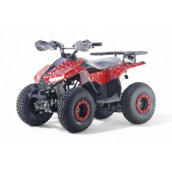 Квадроцикл LEON 49CC красный спайдер, бензиновый, детский