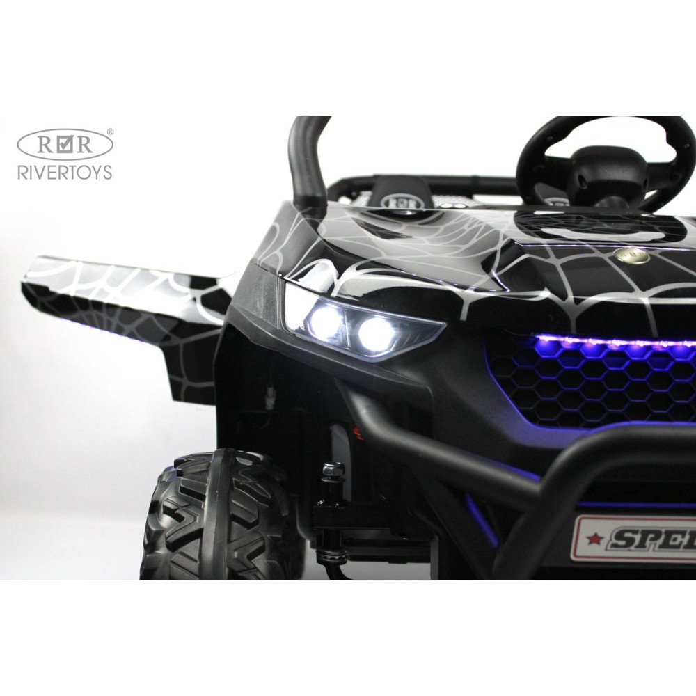 Детский электромобиль T777TT 4WD черный Spider