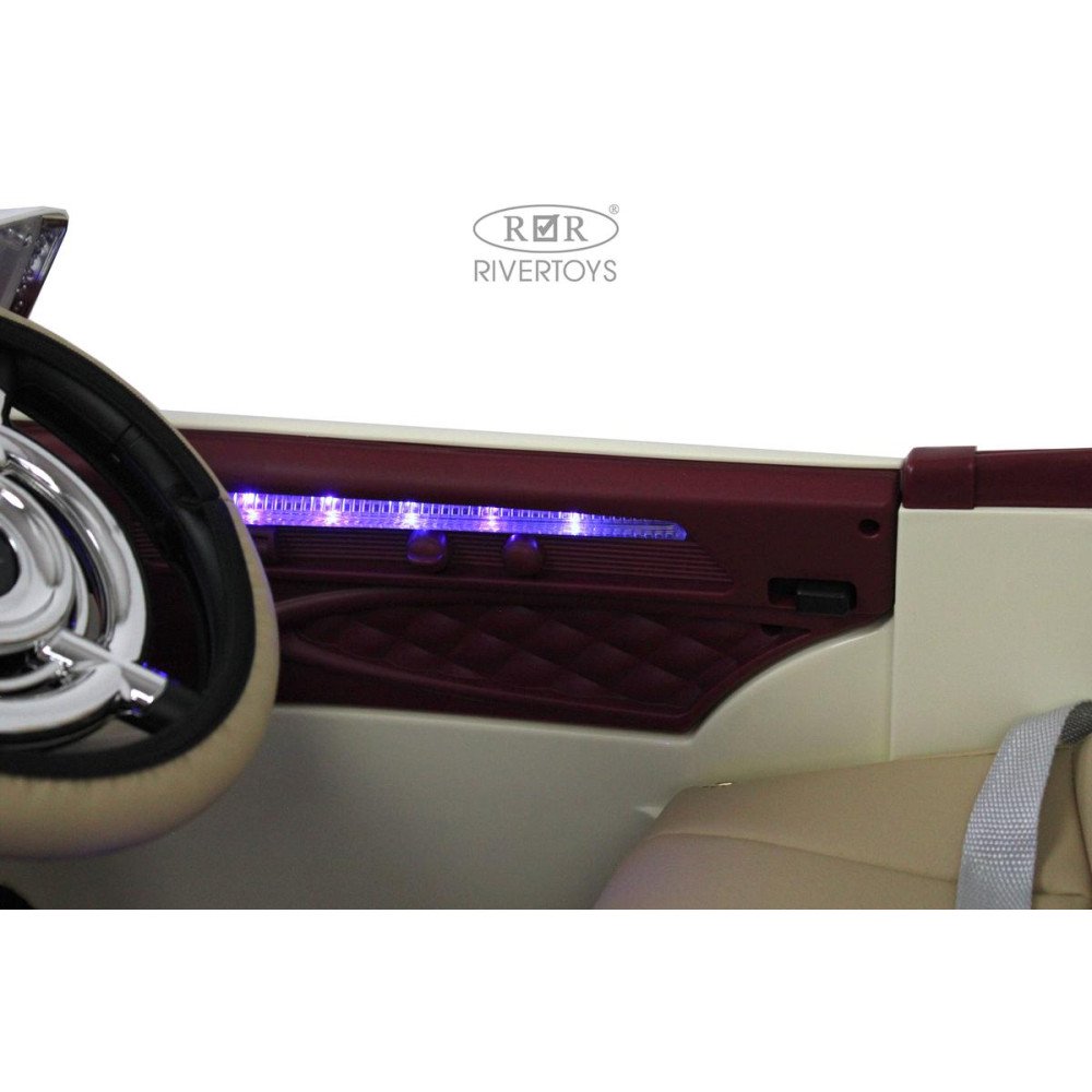 Электромобиль Rolls-Royce (E444EE) бежевый, с пультом