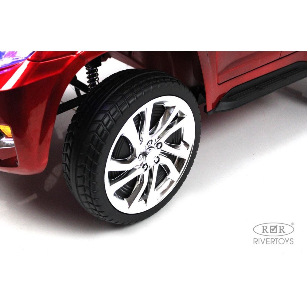 Детский джип Toyota Prado М444БХ красный глянец