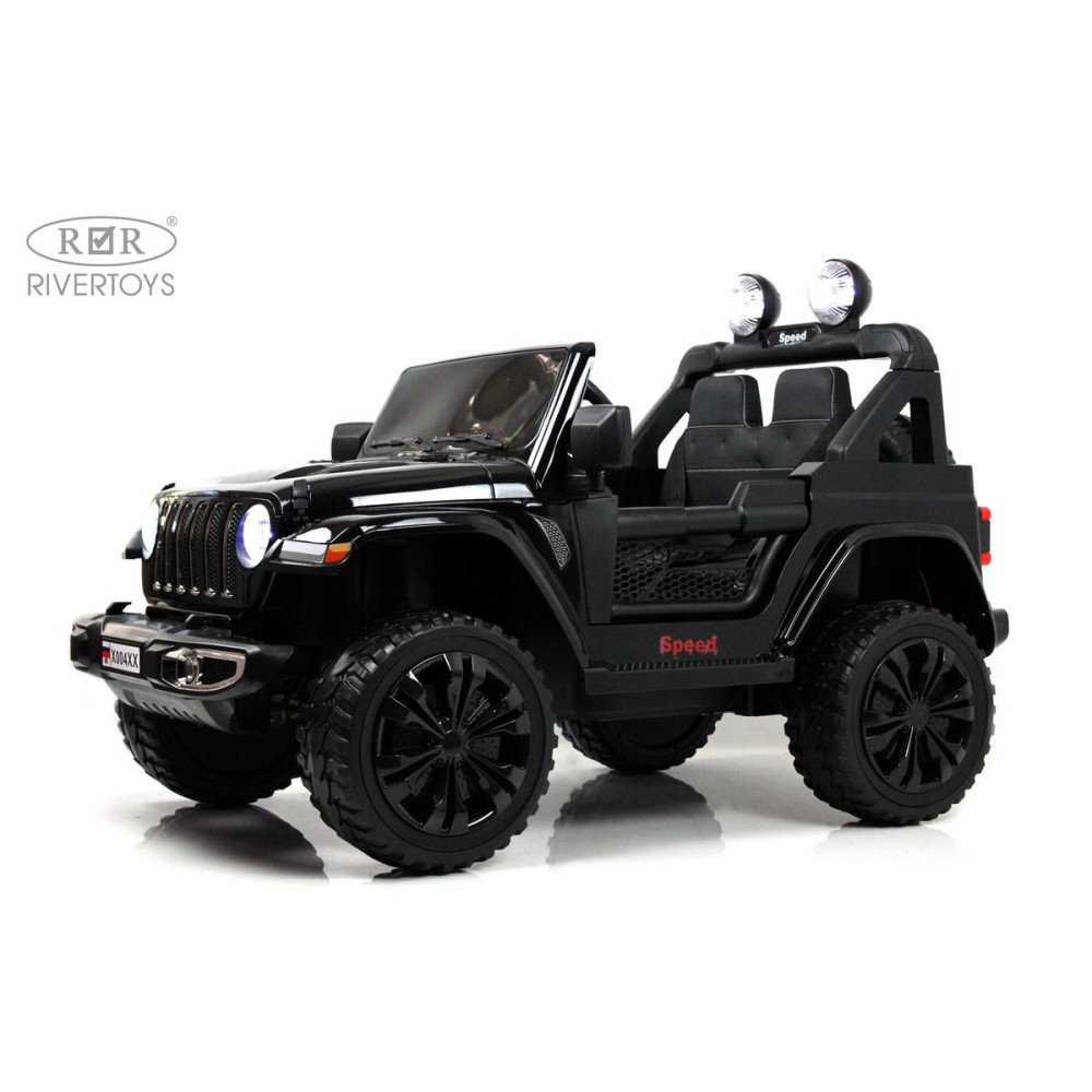Детская машина Jeep Rubicon X004XX черный глянец