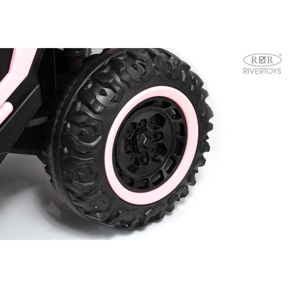 Полноприводный электромобиль багги E001EE розовый