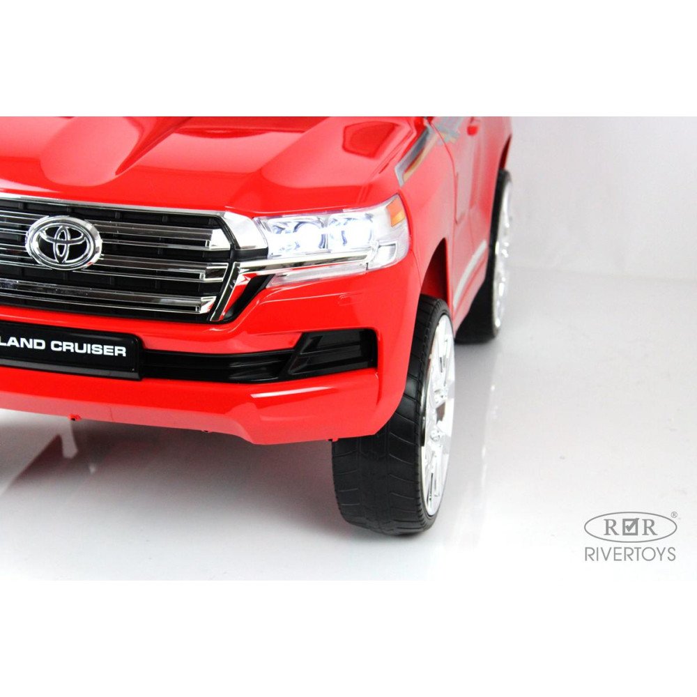 Электромобиль Toyota Land Cruiser 200 (JJ2022) красный глянец