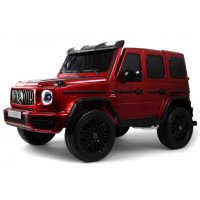 Детская машина Mercedes Benz G63 Y777YY красная, глянец