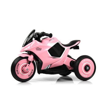 Детский электротрицикл G004GG розовый