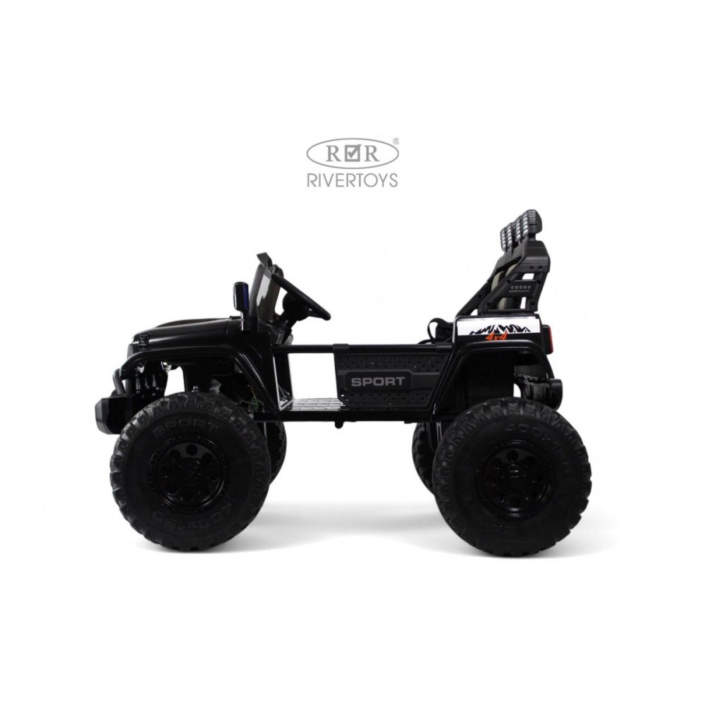 Электромобиль трансформер Jeep A222AA черный