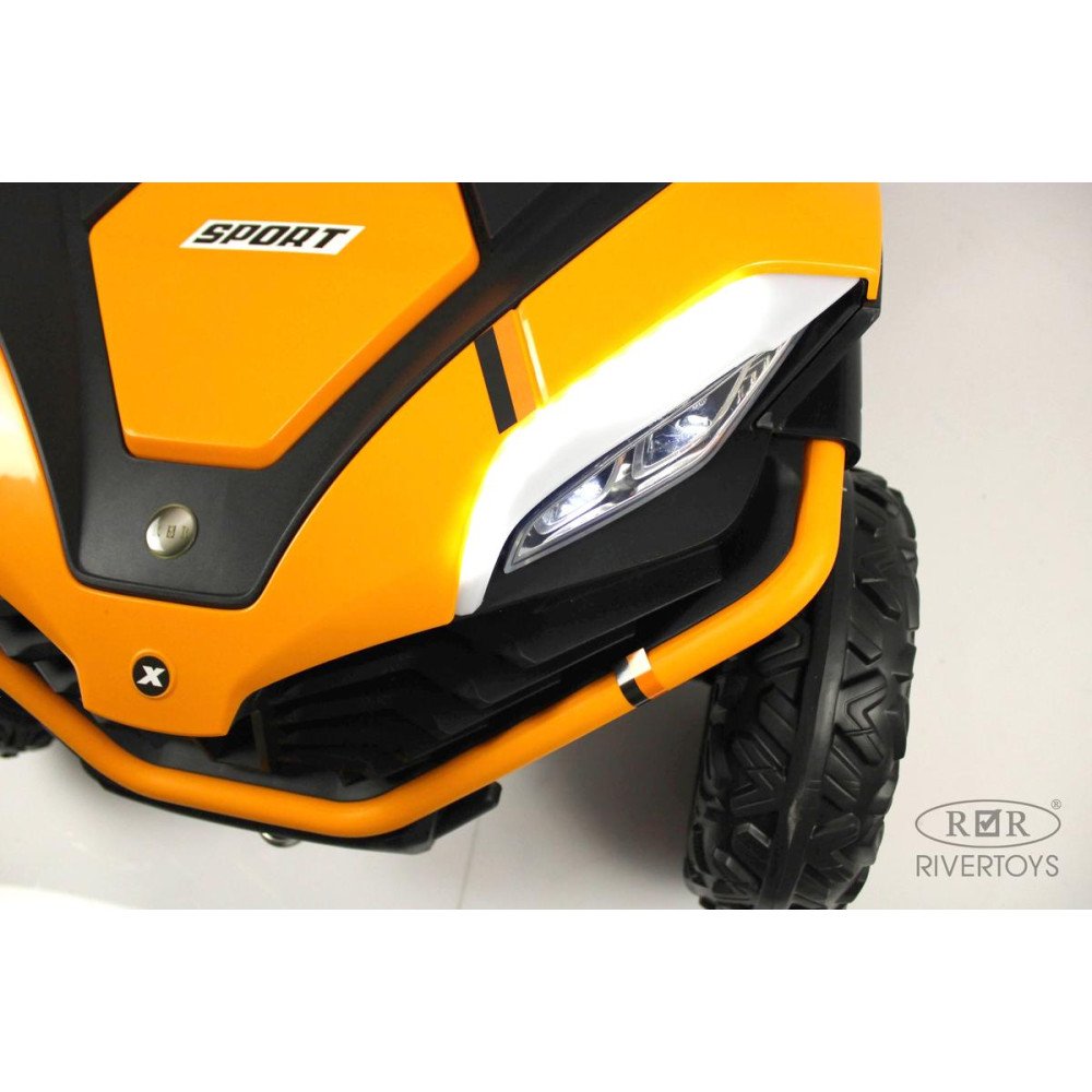 Детский двухместный багги P555PP оранжевый