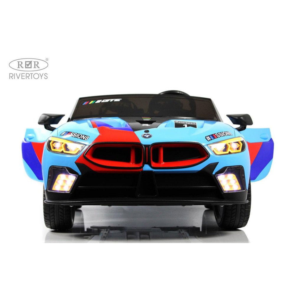 Электромобиль BMW, F555FF синий глянец с пультом