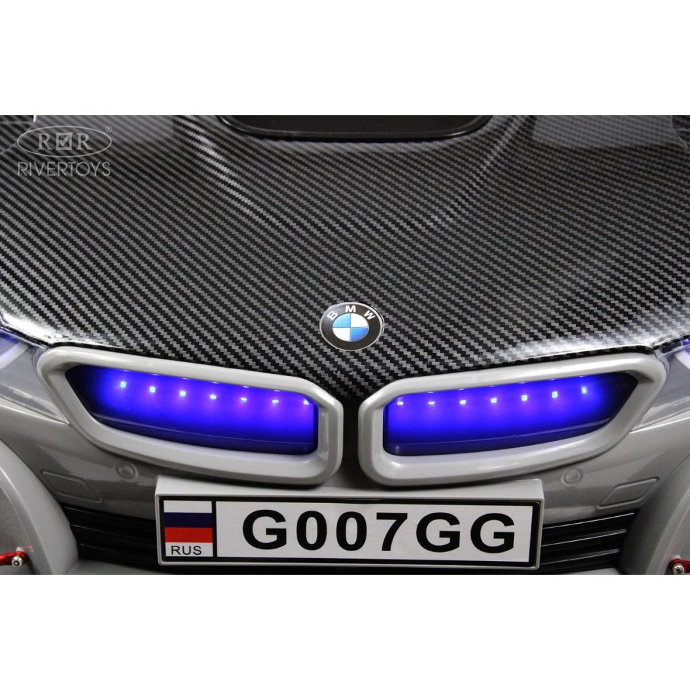 Электромобиль BMW G007GG серый