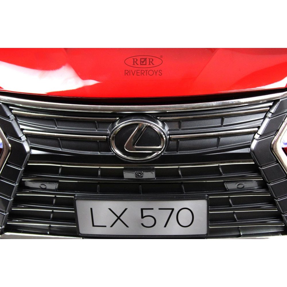Детский электромобиль Lexus LX570 (Y555YY) красный глянец