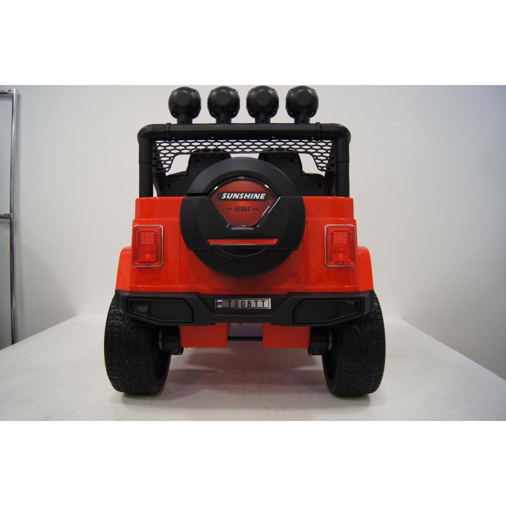 Детский электромобиль Jeep T008TT красный
