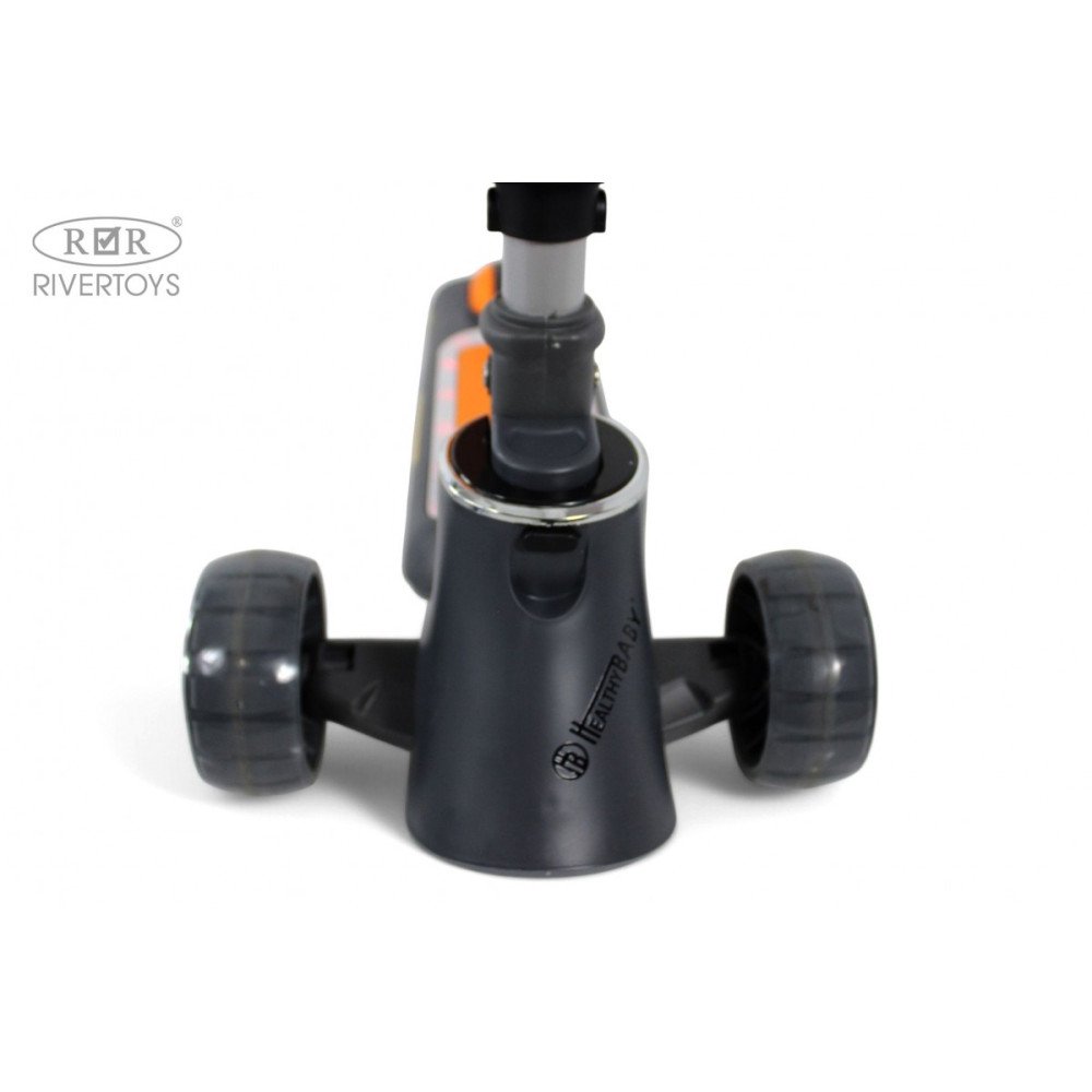 Самокат-беговел HB-008 графитовый