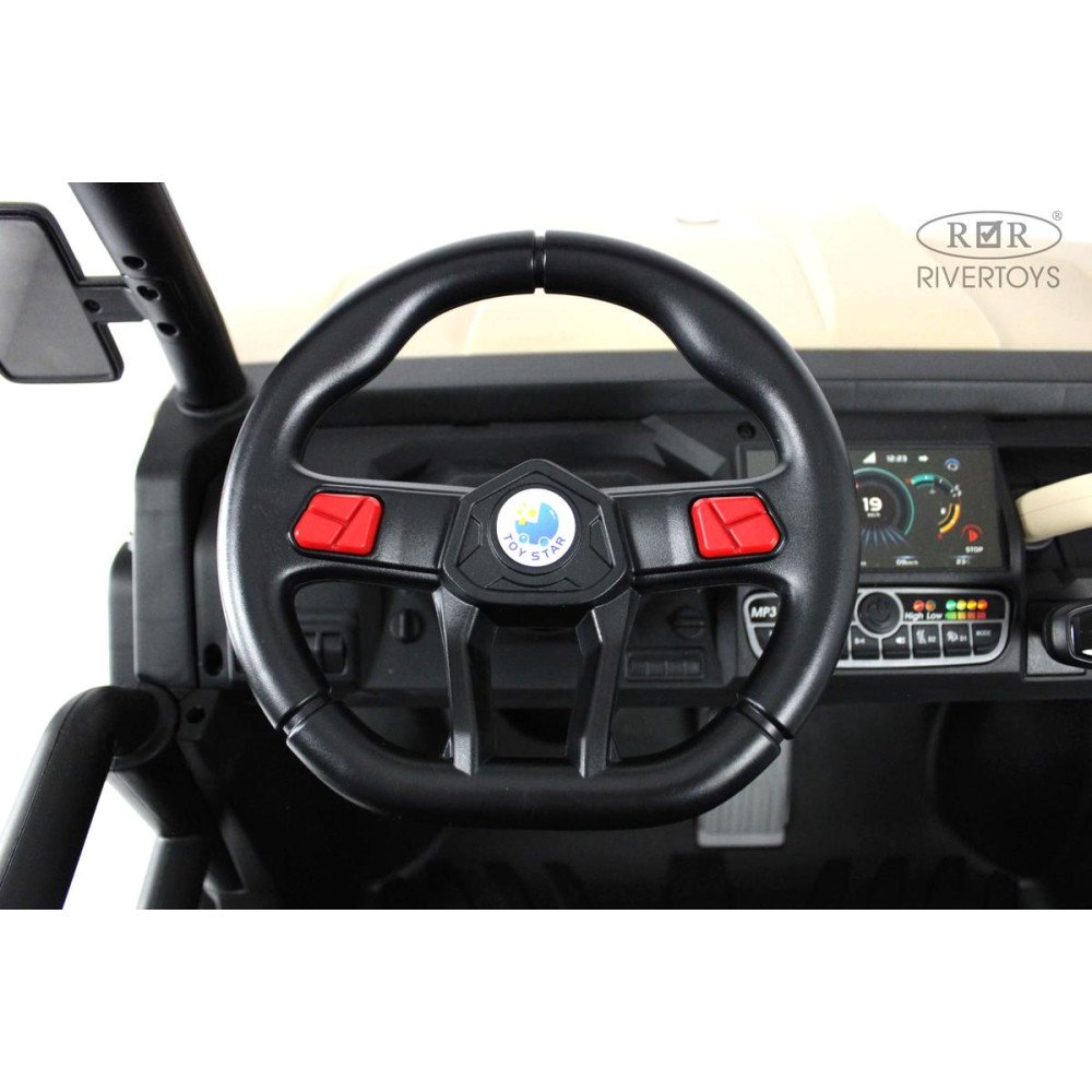 Детский электромобиль H005HH кремовый