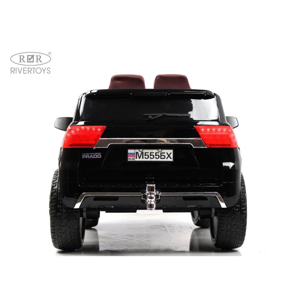 Детский электромобиль Toyota Land Cruiser М555БХ черный глянец