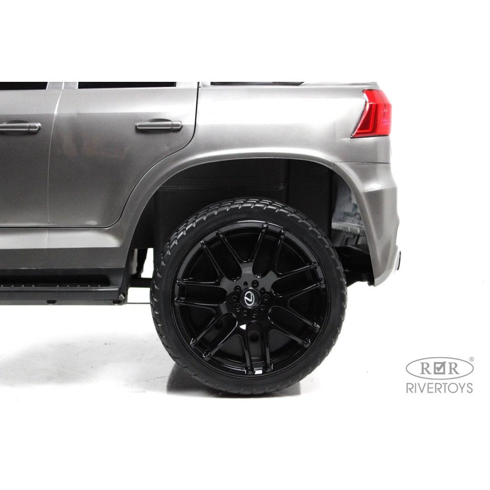 Детская машина Lexus 570 (E555EE) серый глянец с пультом