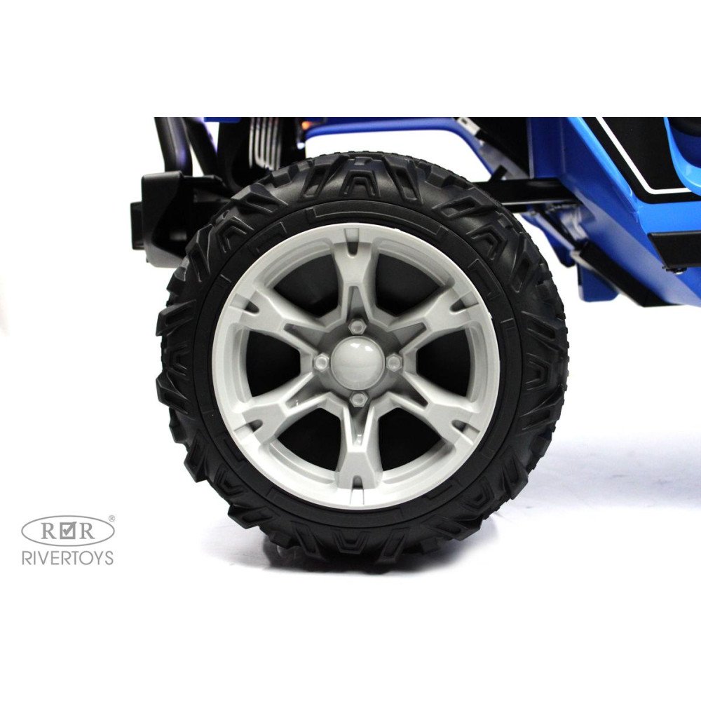 Детский багги Jeep Wrangler T222TT 4WD синий