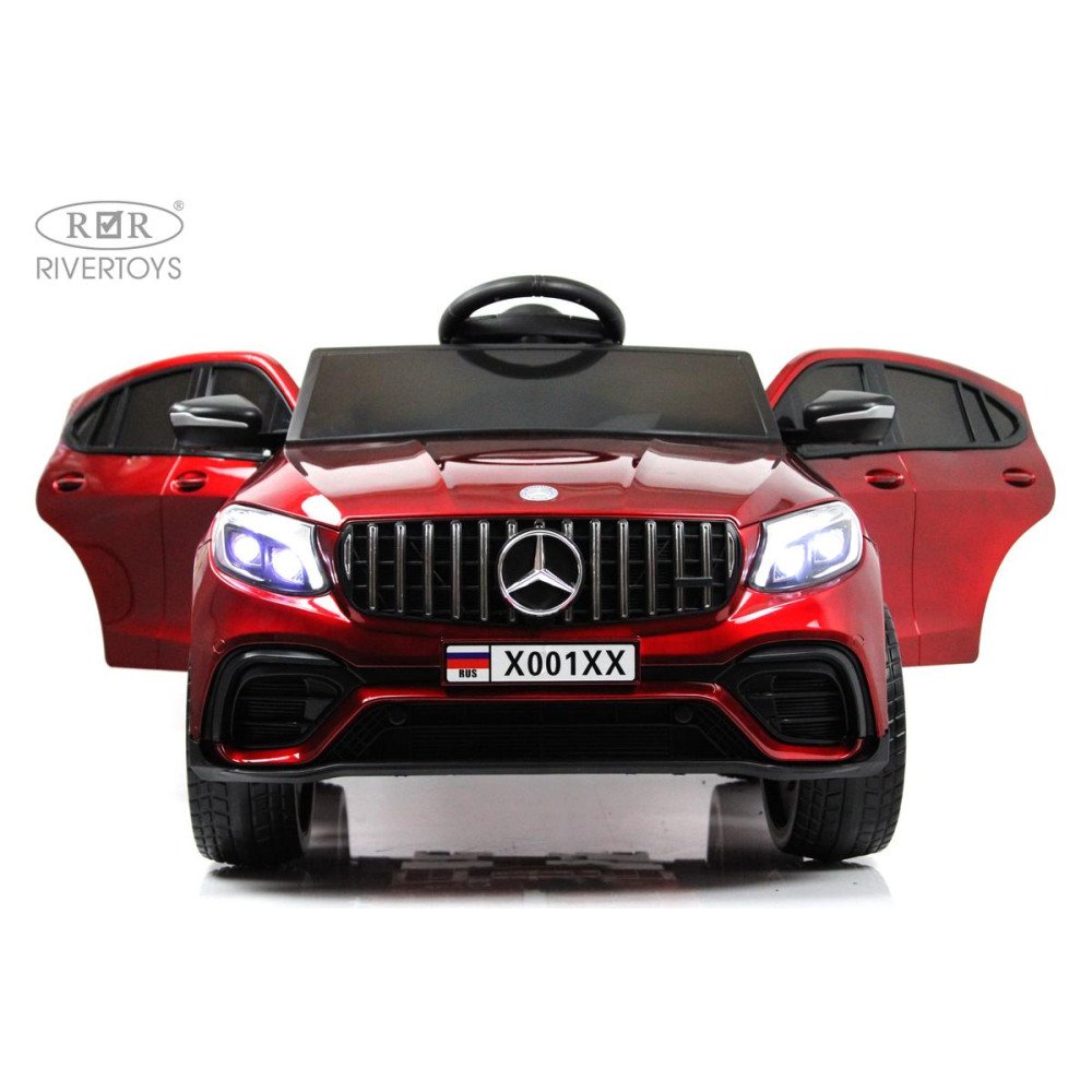 Детская машина Mercedes X001XX с пультом, красный глянец