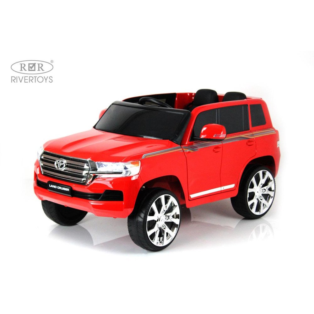Электромобиль Toyota Land Cruiser 200 (JJ2022) красный глянец