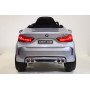 Детский электромобиль BMW X6M (JJ2199) серебристый глянец, с пультом