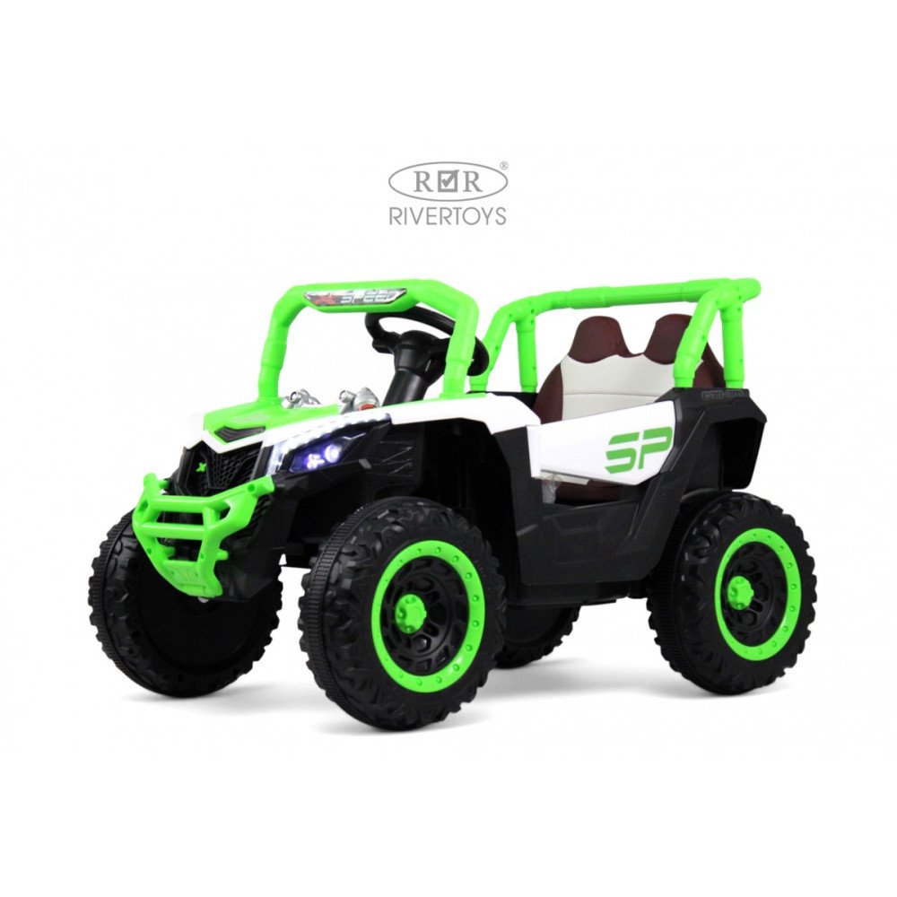 Детский электромобиль М303БХ зеленый (RiverToys)