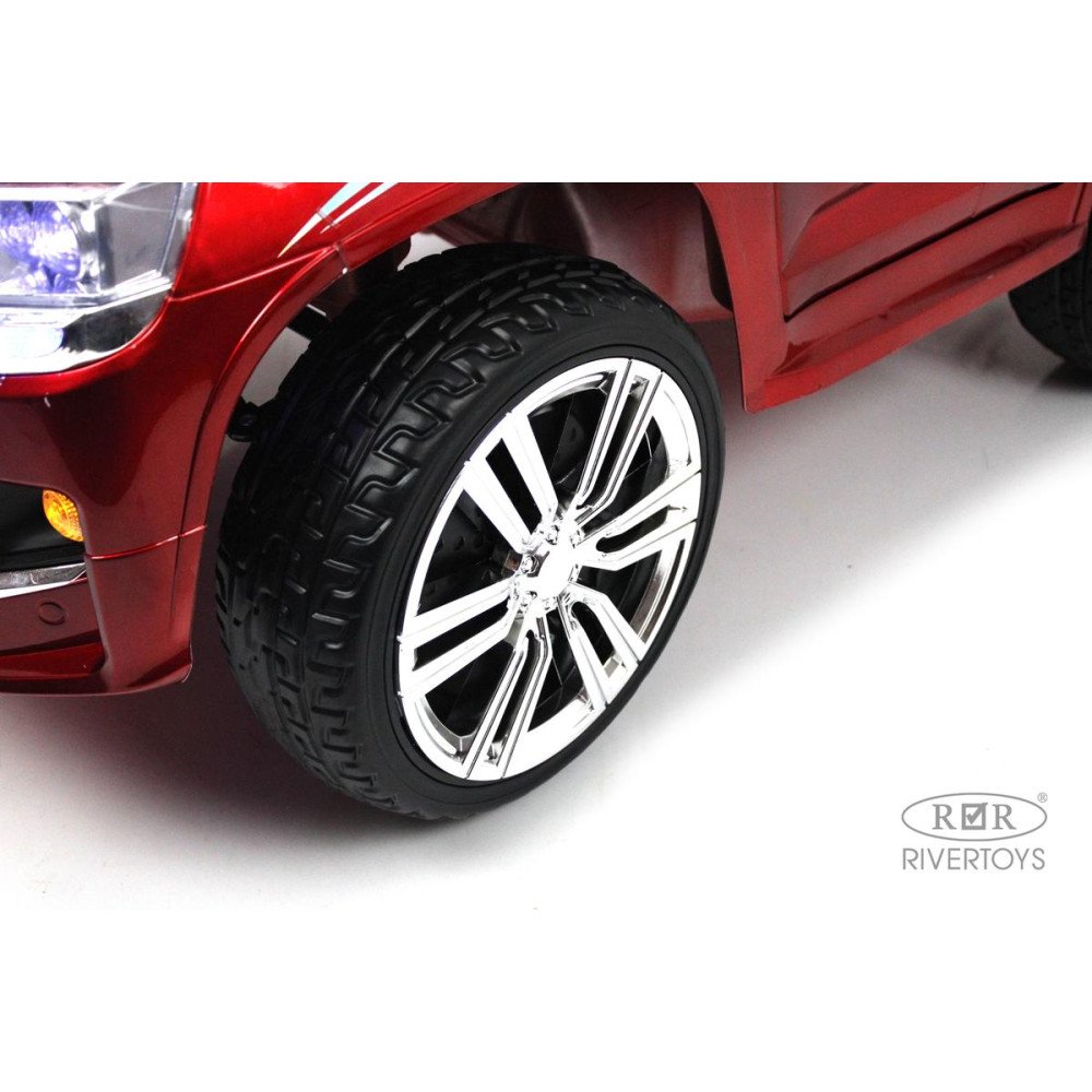 Детский электромобиль Toyota Land Cruiser М555БХ красный глянец