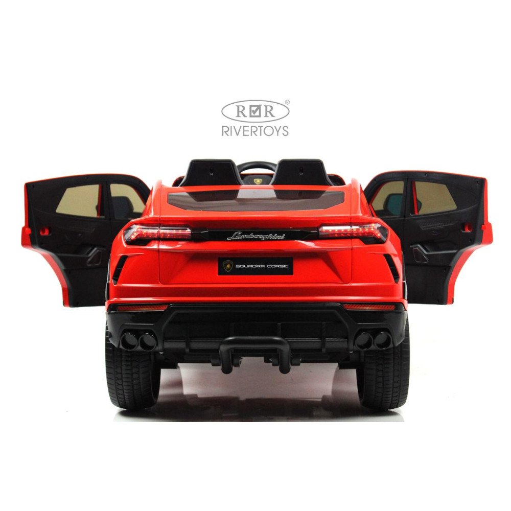 Детскиая машина Lamborghini Urus (E777EE) красная с пультом