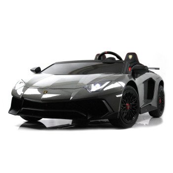 Детский электромобиль Lamborghini Aventador SV (M777MM) серый