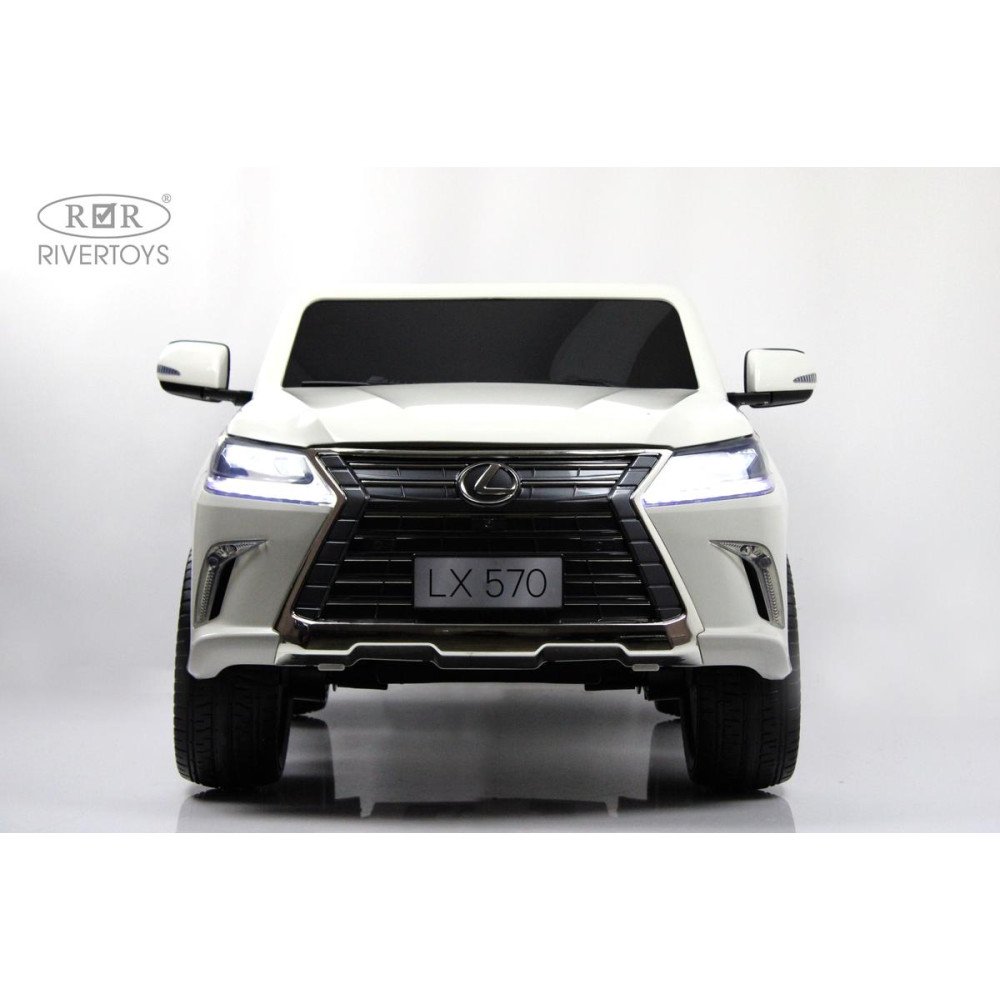 Детский электромобиль джип Lexus LX570 (Y555YY) белый