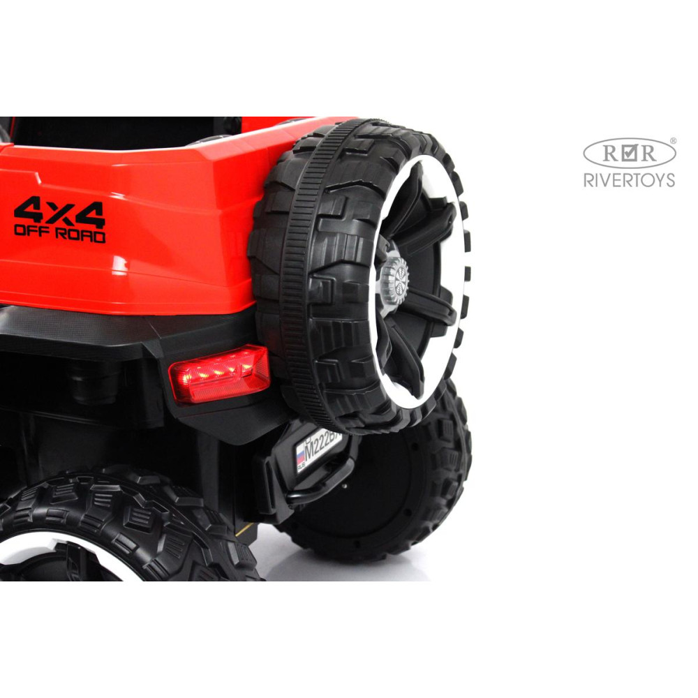 Детская машина Jeep М222БХ красная