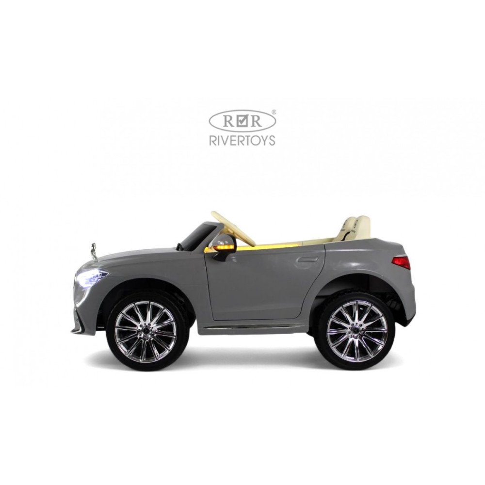 Детский электромобиль М333БХ 4WD серый