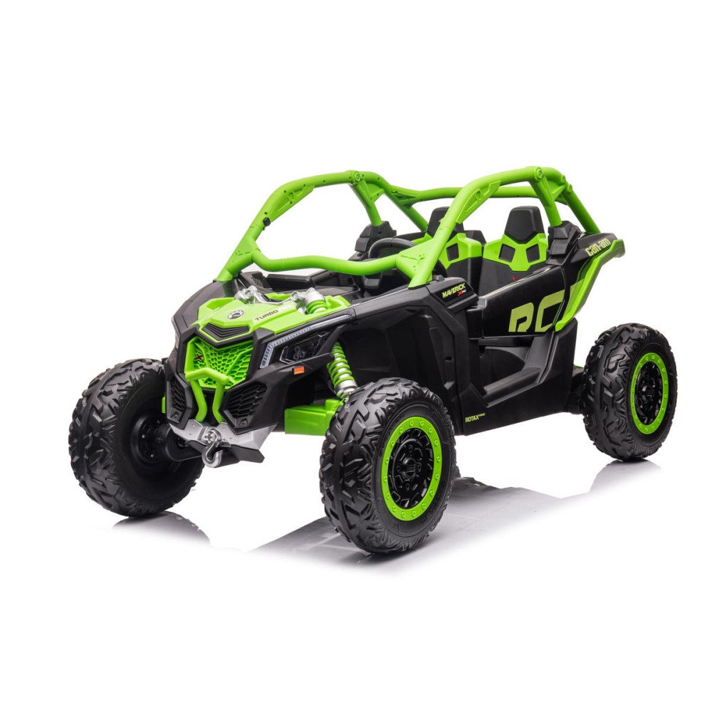 Детский электромобиль багги BRP Can-Am Maverick (Y111YY) зеленый
