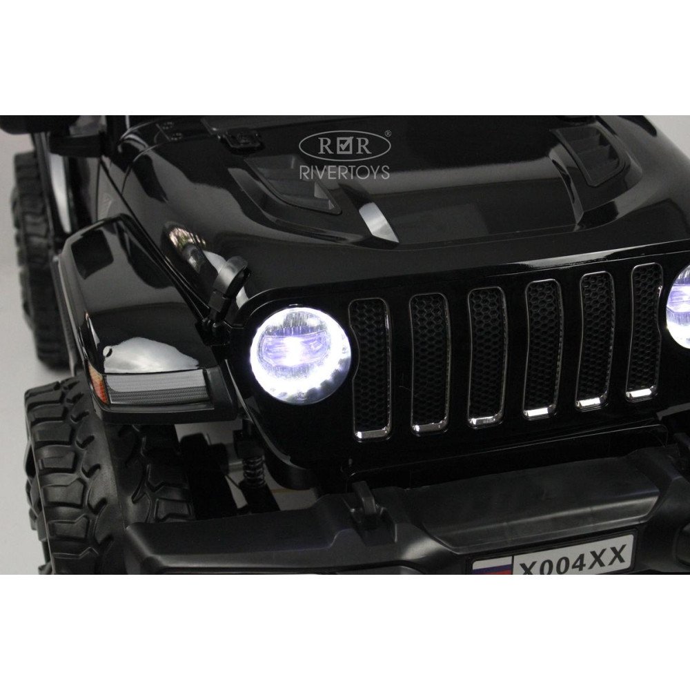 Детская машина Jeep Rubicon X004XX черный глянец