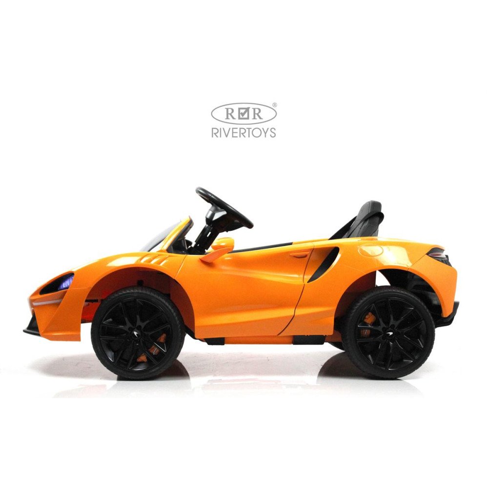 Детская машина McLaren Artura (P888BP) оранжевый, двери открываются вверх, есть пульт ДУ