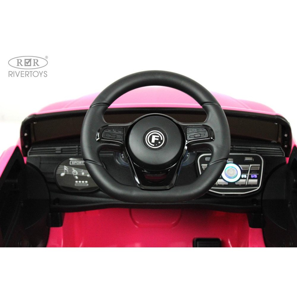 Детская машина Bentley X007XX розовый глянец с пультом