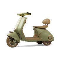 Детский скутер K444PX зеленый