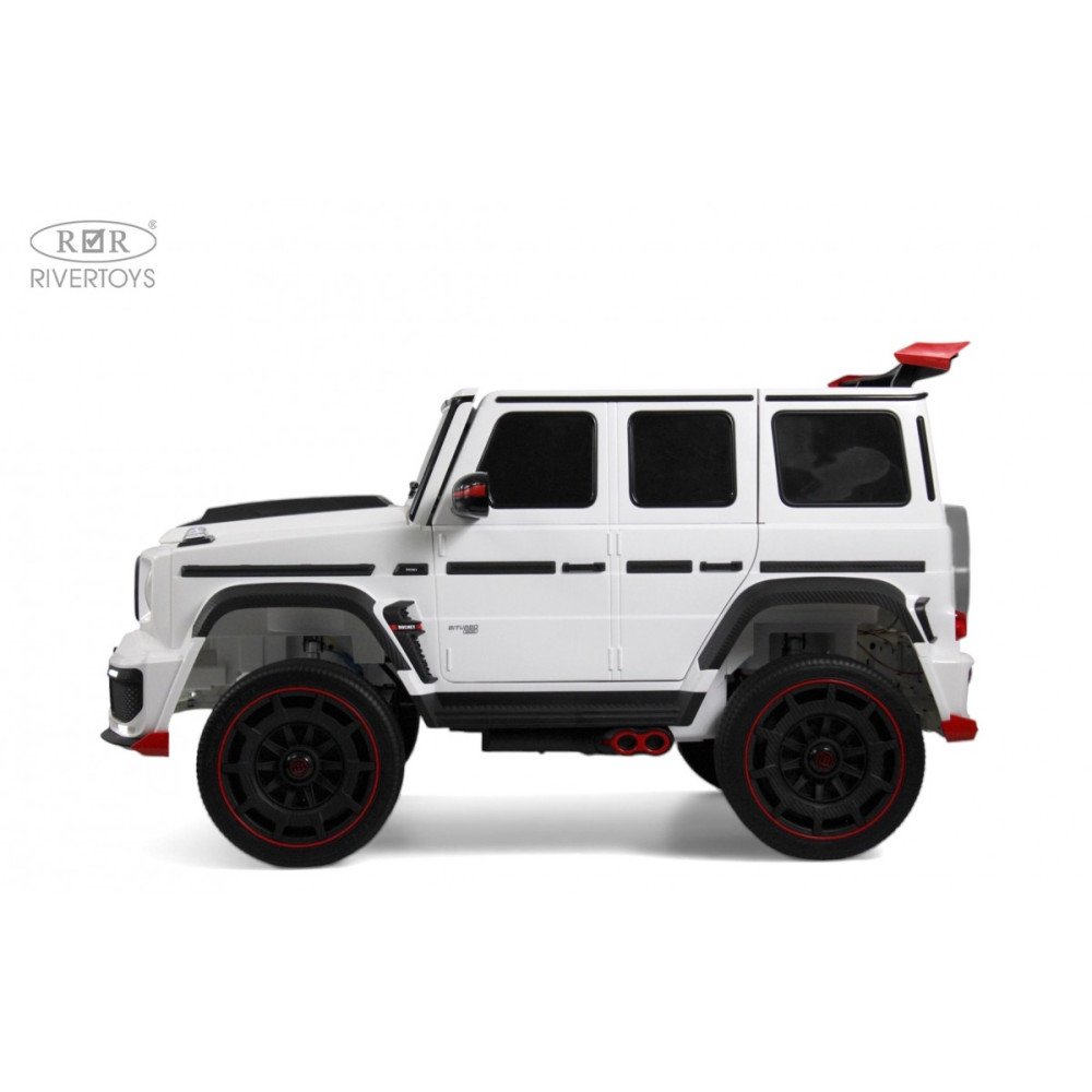 Детский автомобиль Mercedes-Benz Brabus Z888ZZ белый