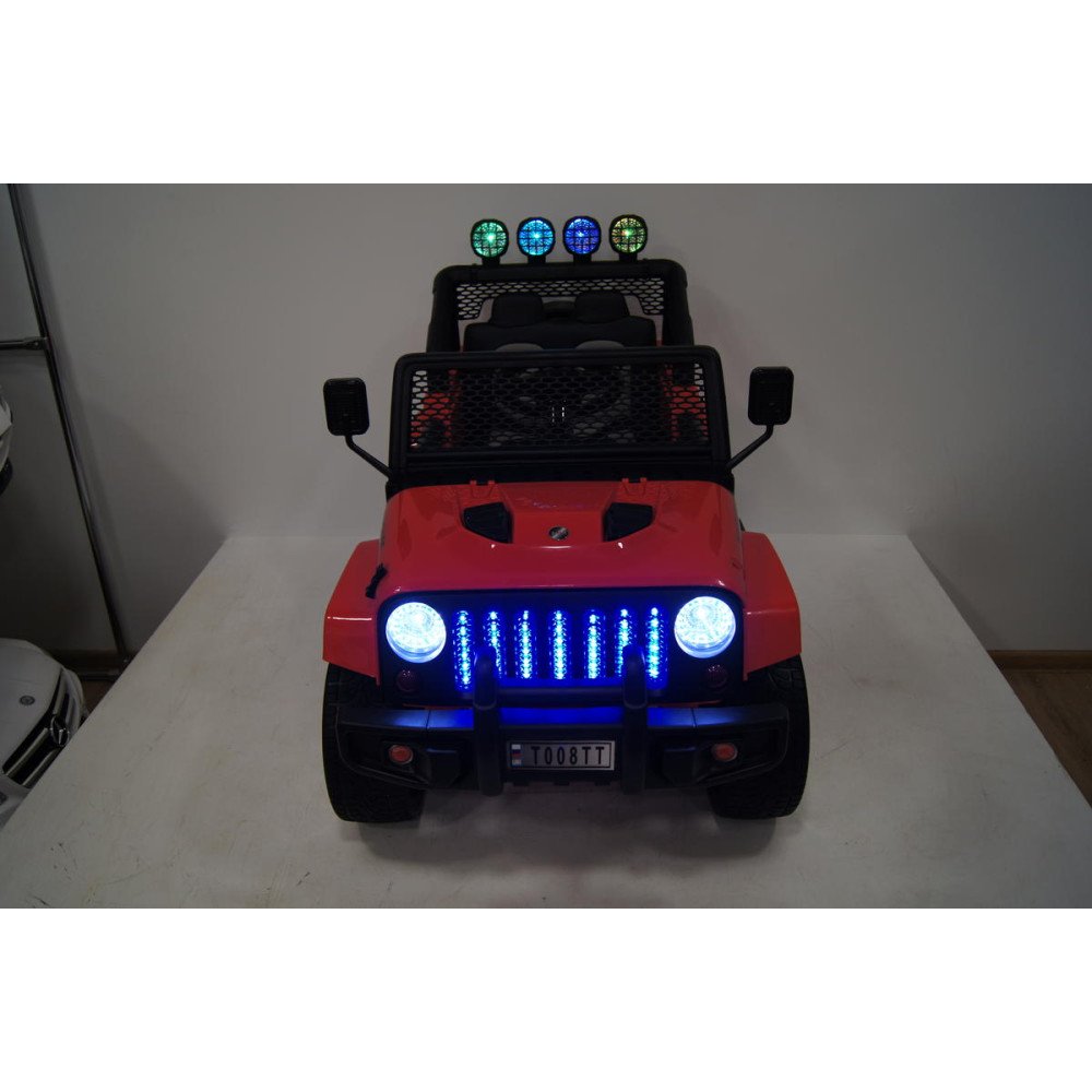 Детский электромобиль Jeep T008TT красный