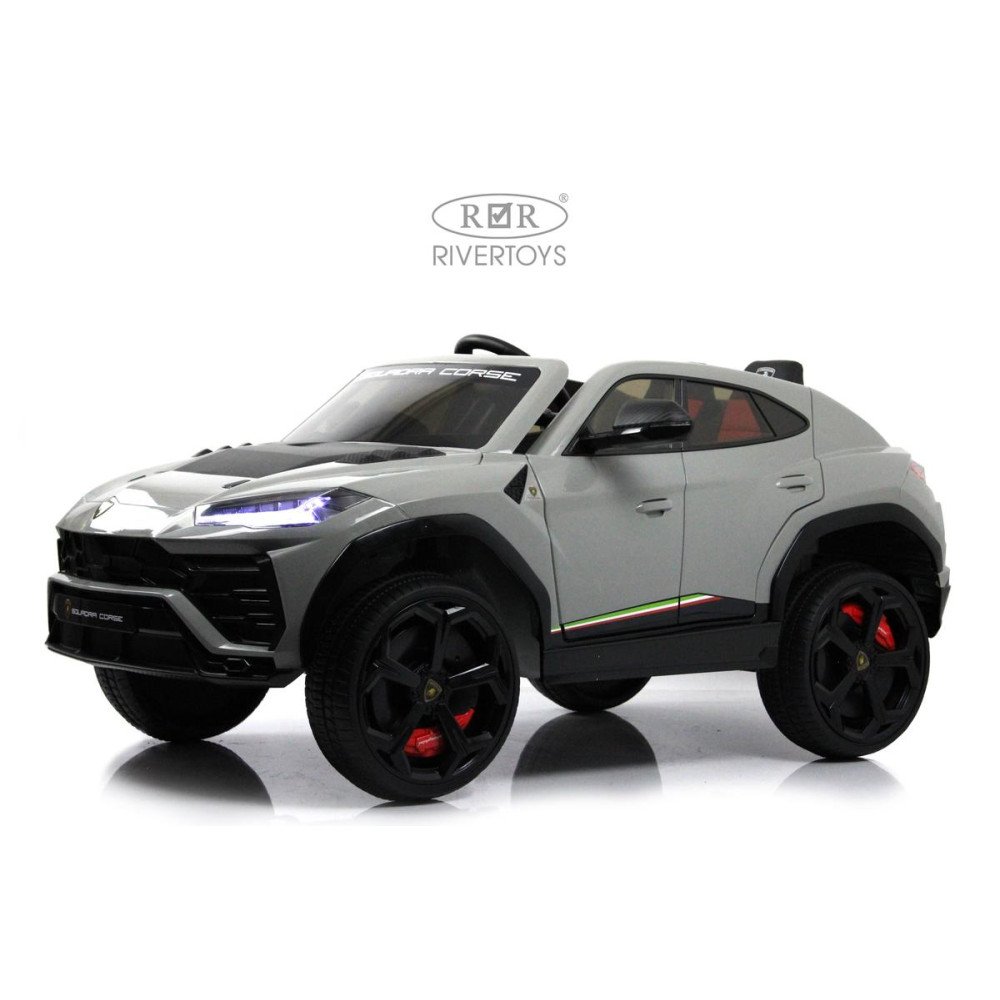 Электромобиль Lamborghini Urus (E777EE) серый