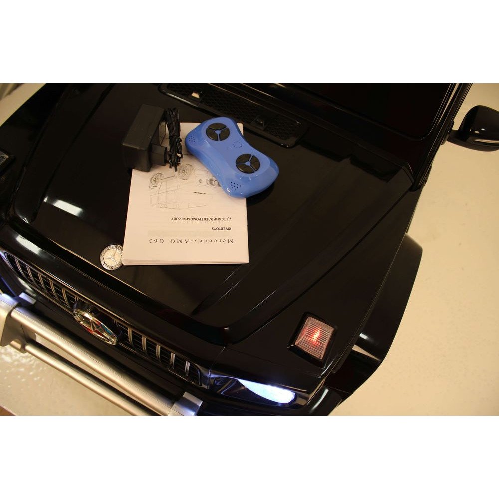 Детская машина Mercedes-AMG G63 (S307) черный глянец