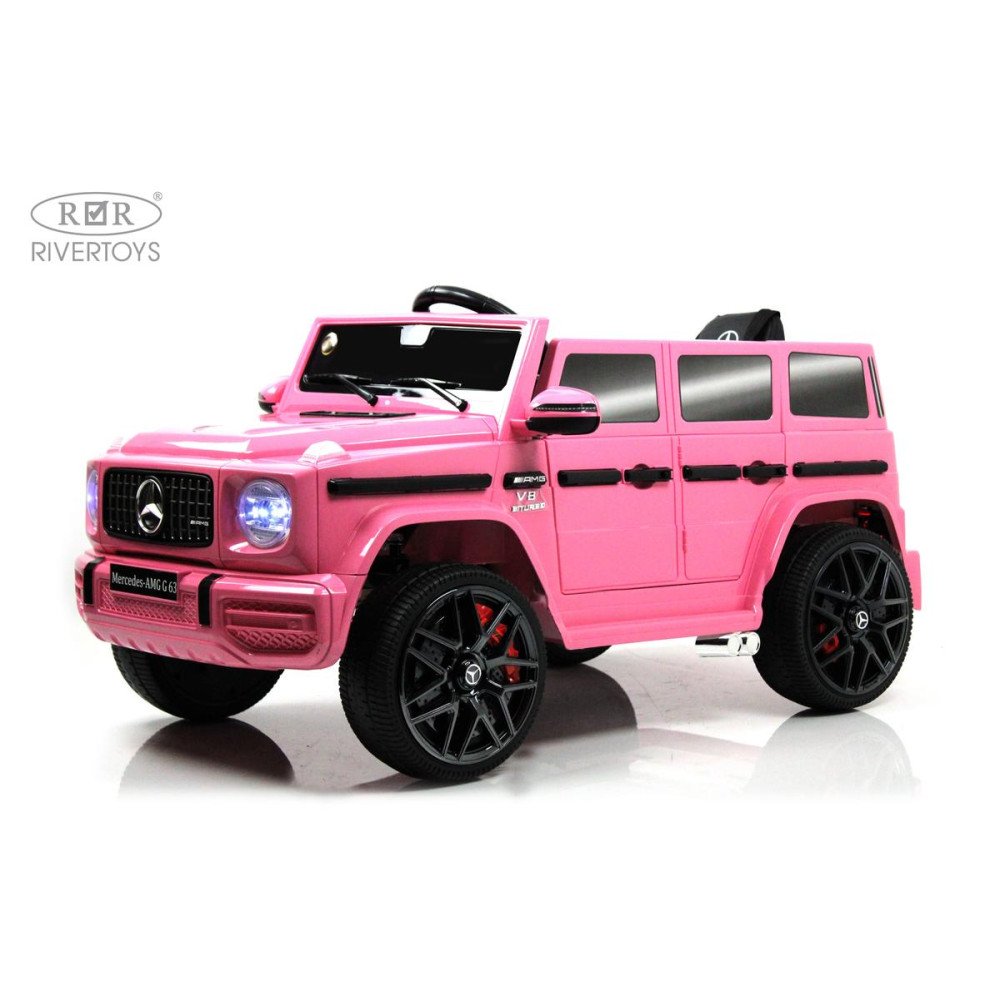 Детский электромобиль Mercedes-Benz G63 (O111OO) розовый глянец