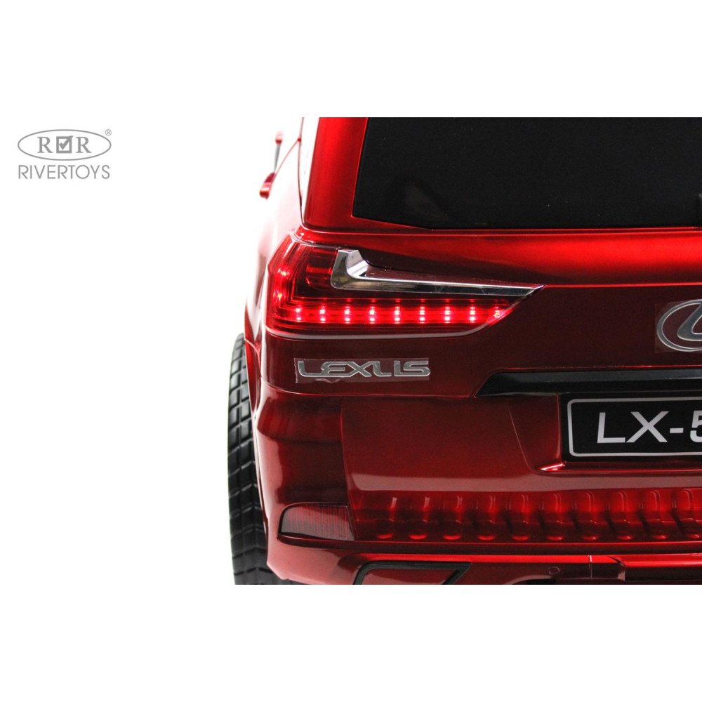 Детский электромобиль Lexus 570 (E555EE) красный глянец