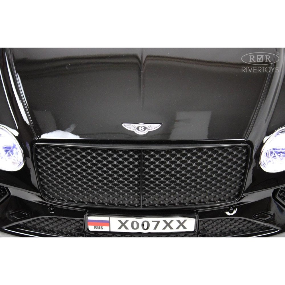 Детский электромобиль Bentley X007XX с пультом черный глянец