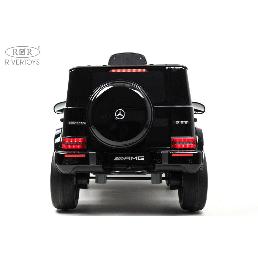 Электромобиль джип Mercedes-Benz G63 (K999KK) черный глянец