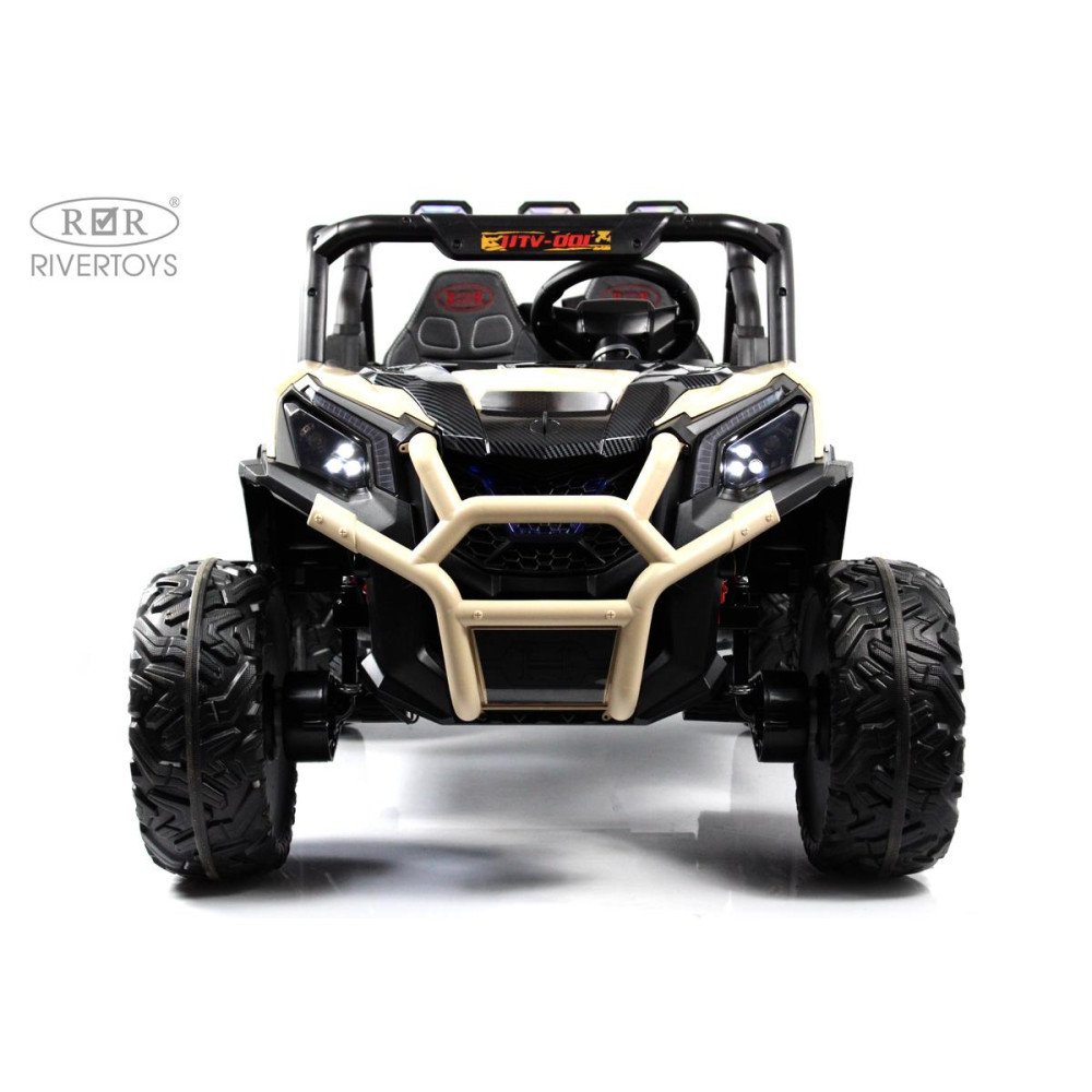 Детский электромобиль багги K777KK кремовый